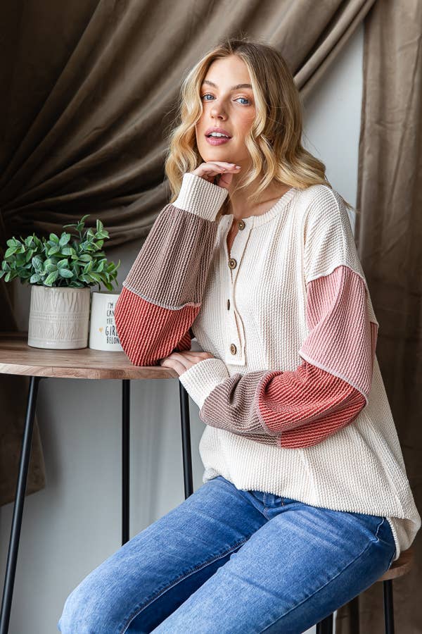 Cassie Color Block Top