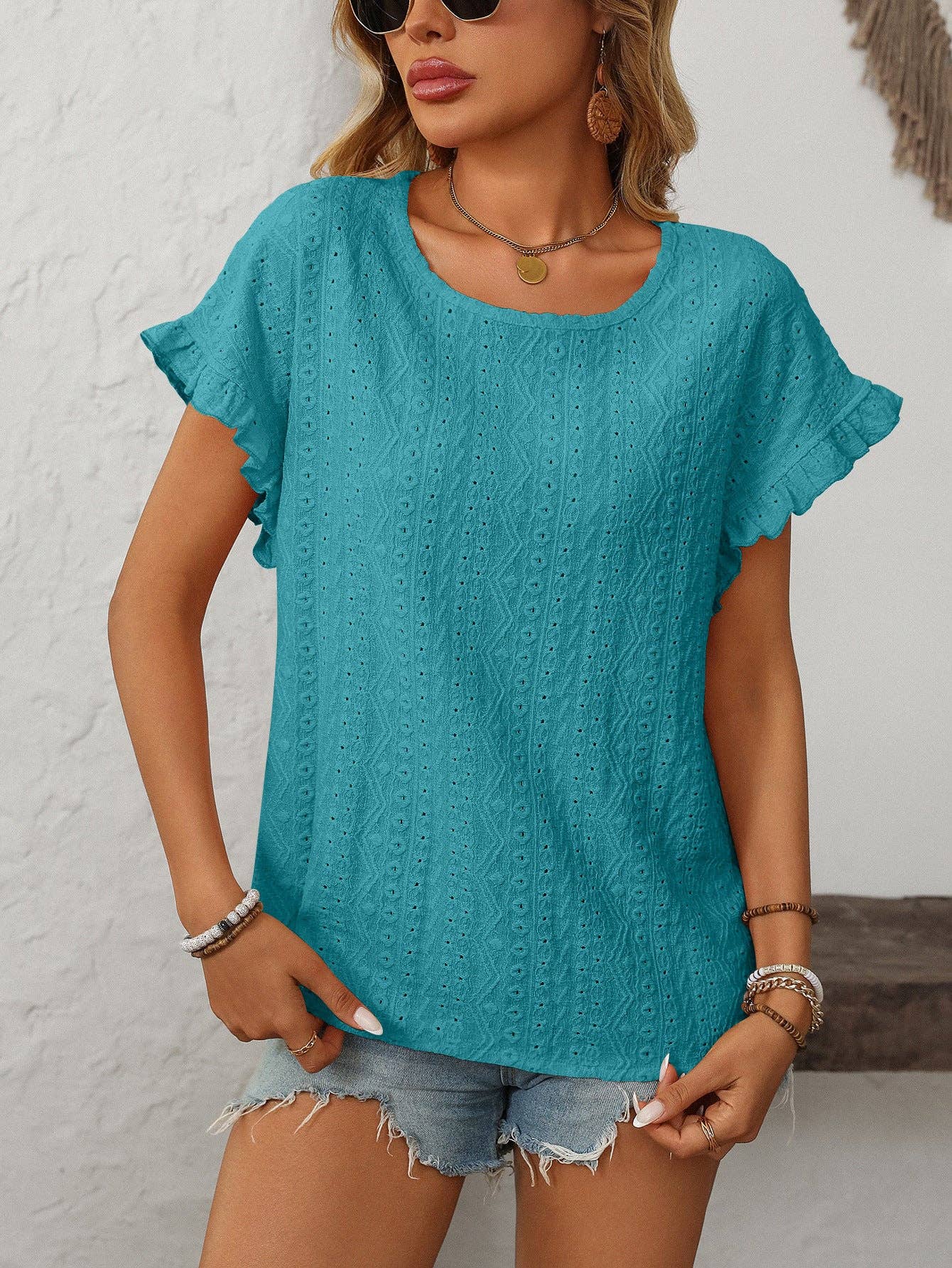 The Taylor Eyelet Top