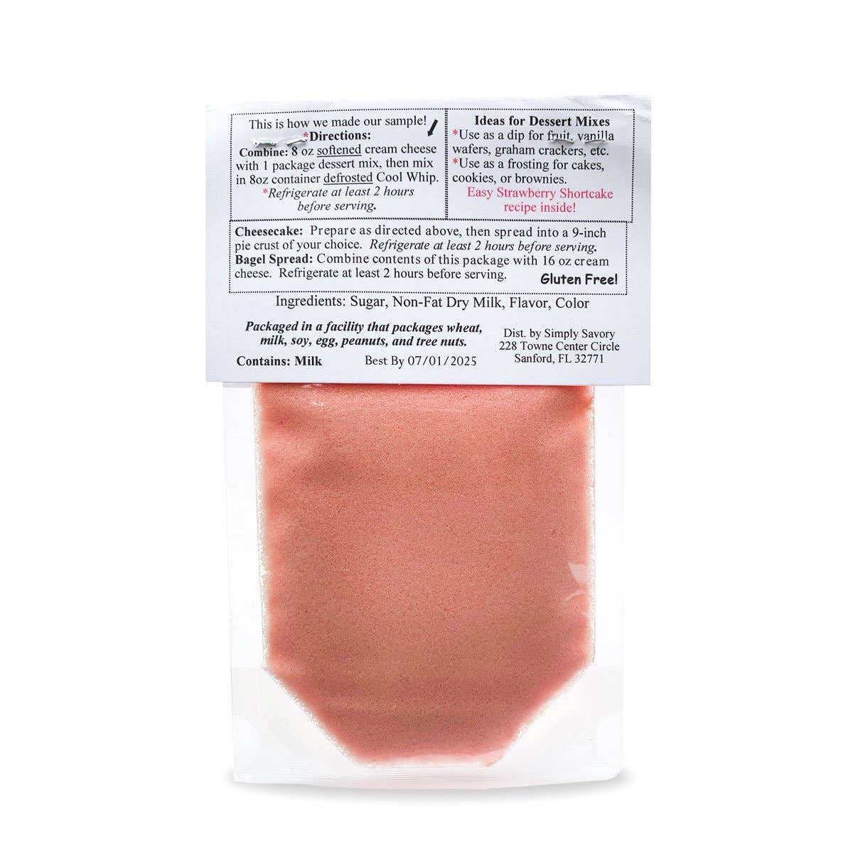 Strawberry Shortcake Dessert Mix