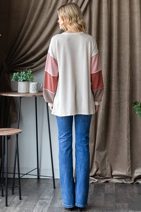 Cassie Color Block Top