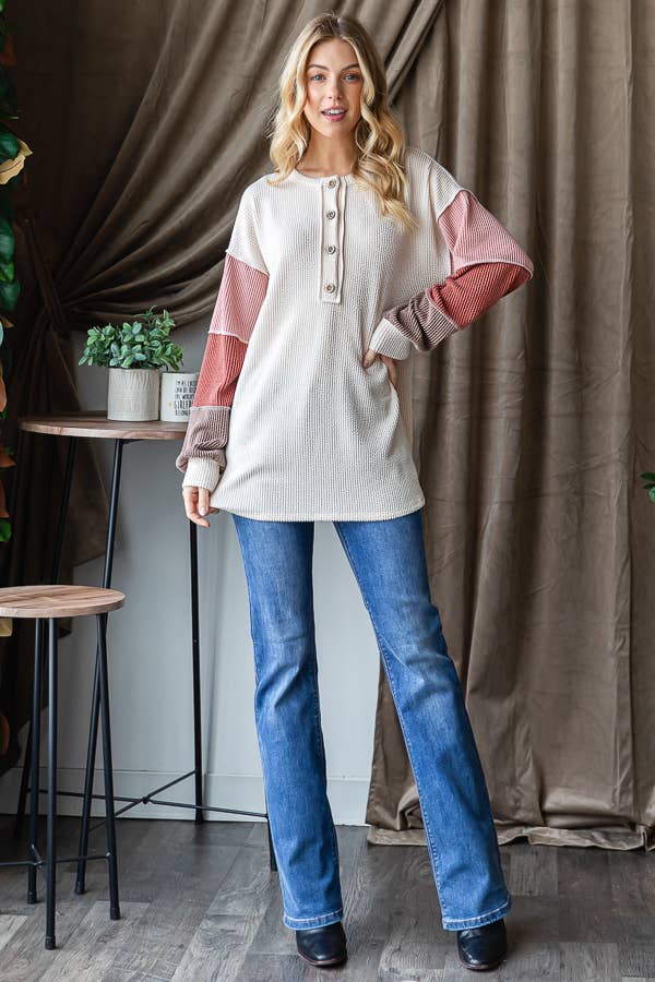 Cassie Color Block Top