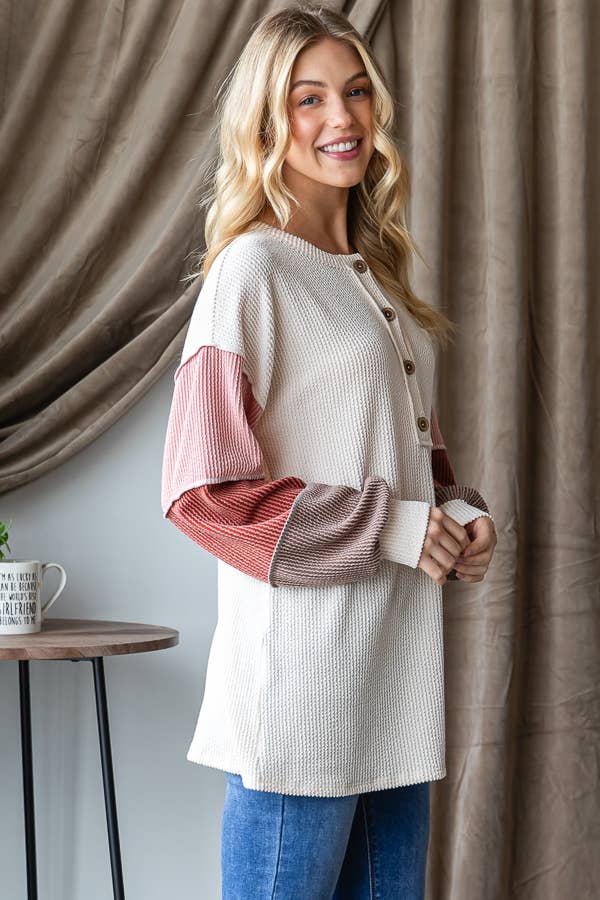 Cassie Color Block Top