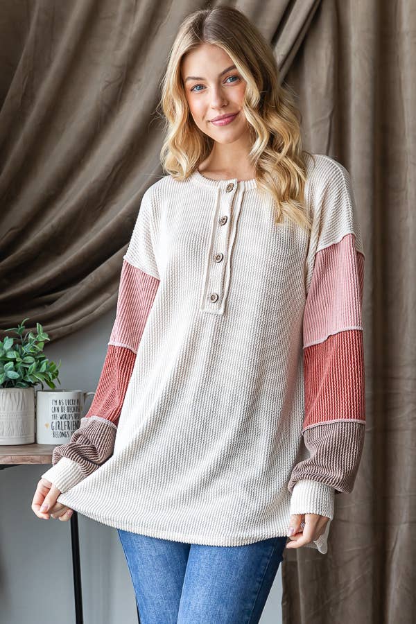 Cassie Color Block Top