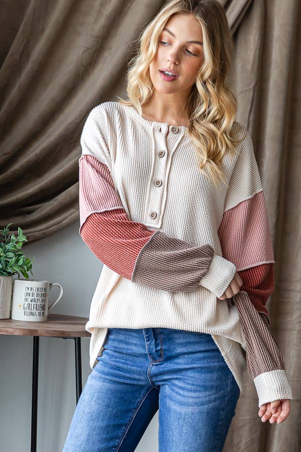 Cassie Color Block Top