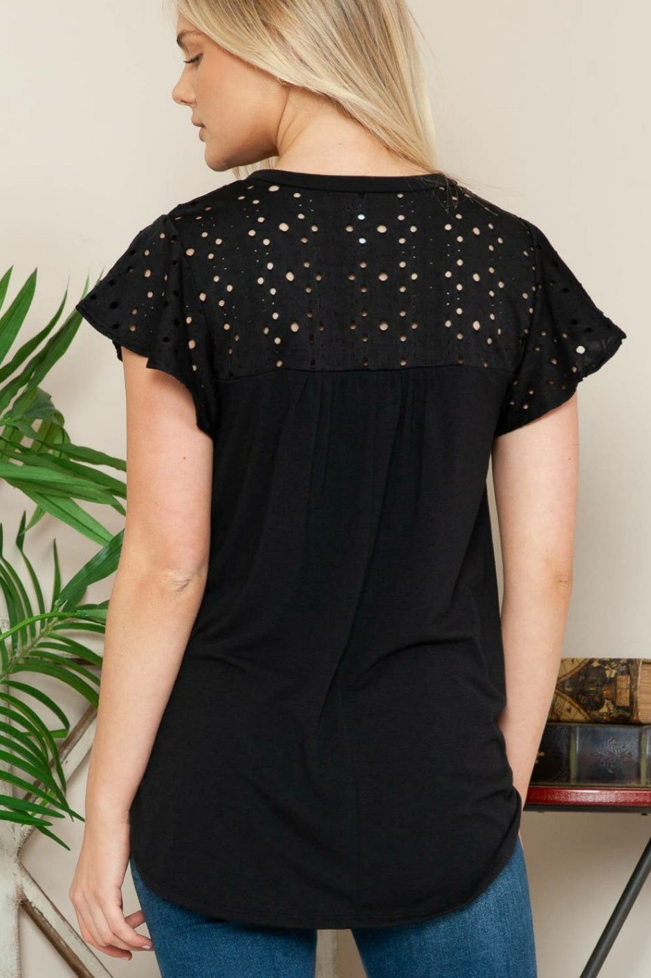 Grace Eyelet Top
