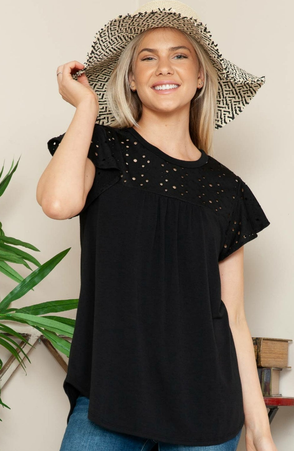 Grace Eyelet Top