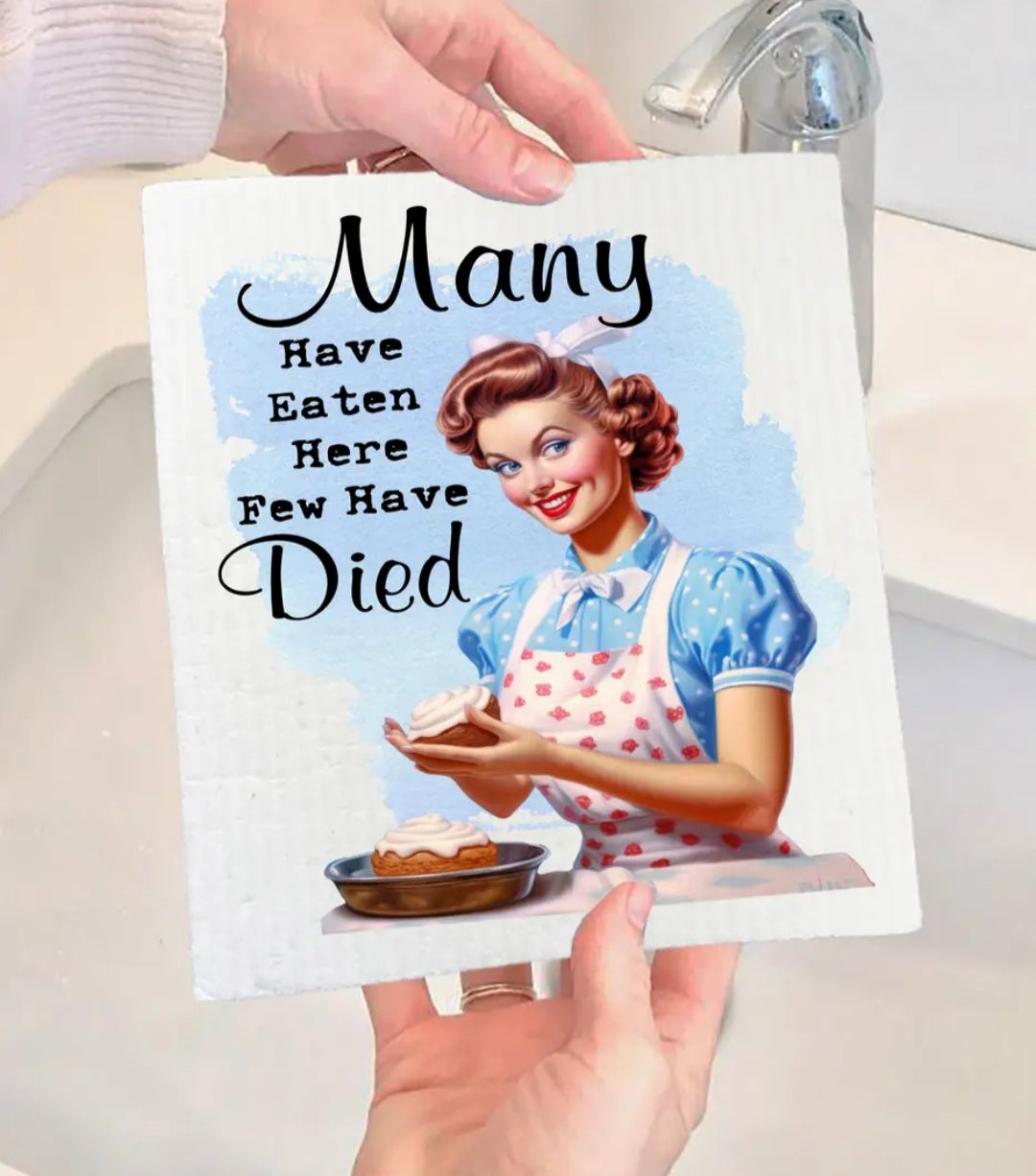 Swedish Dish Cloth - Never Died