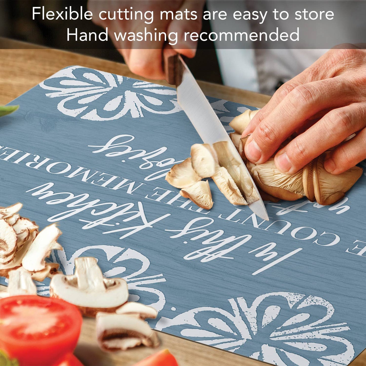 "Counting Memories"  Designer Flexible Cutting Board Mat