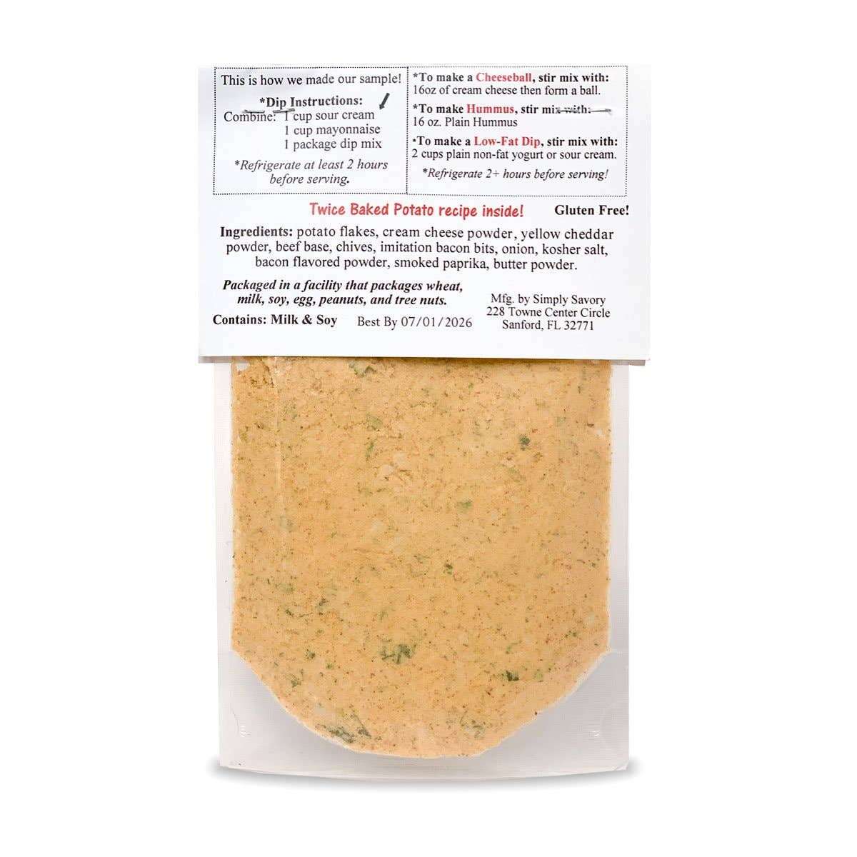 Loaded Potato Dip Mix