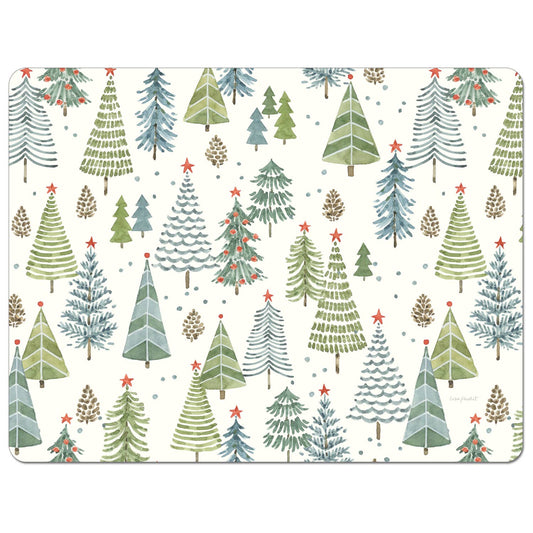 Jolly Trees Designer Flexible Plastic Cutting Board Mat