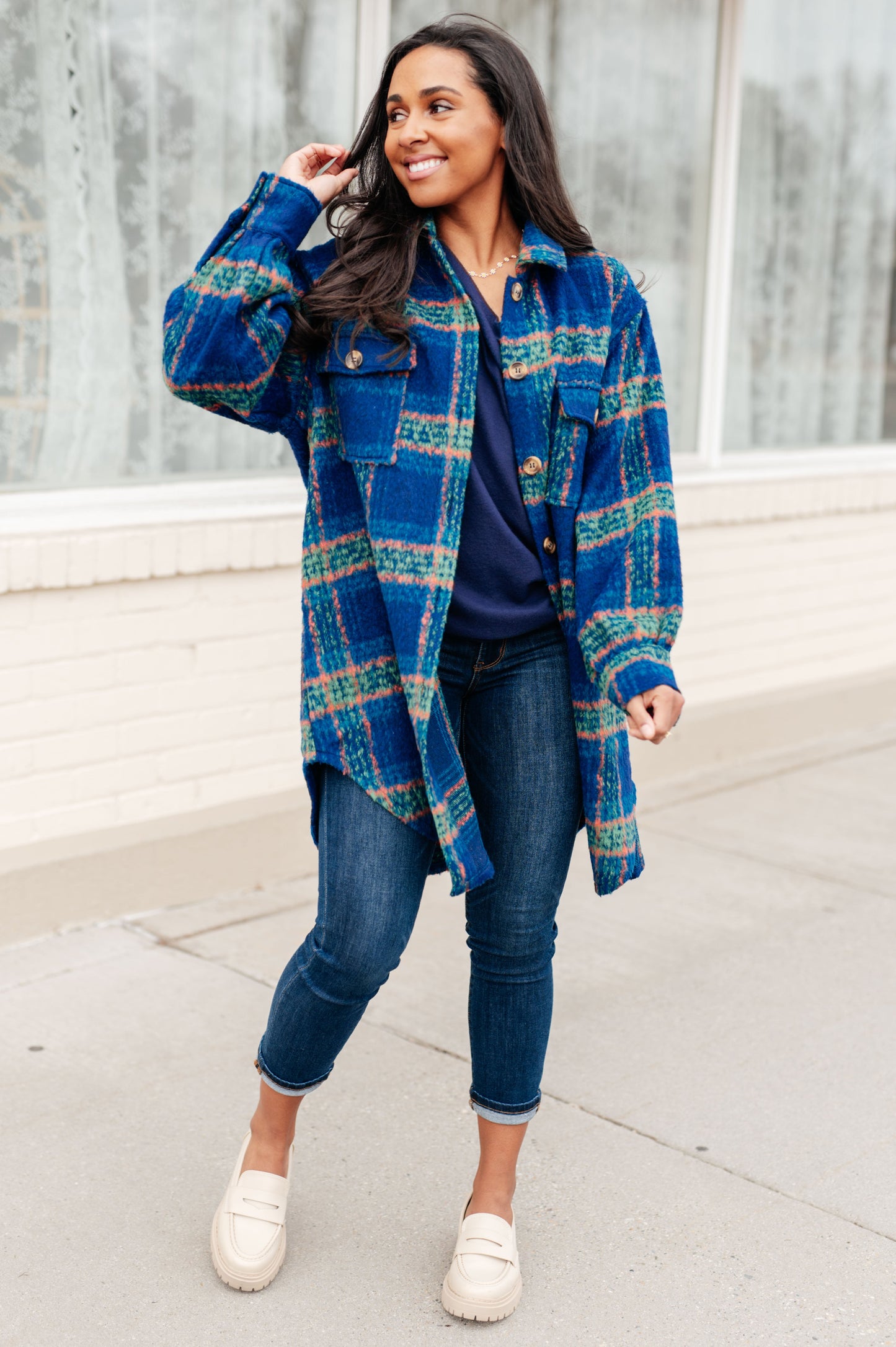 No Tears Plaid Coat