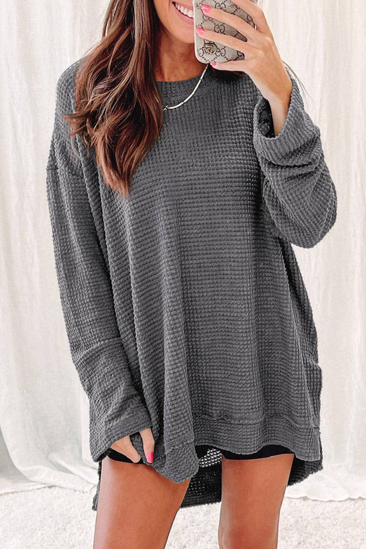 Kennedy Waffle Knit Top