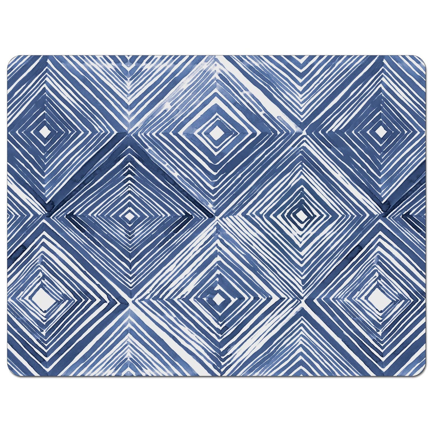 "Shibori Blues"  Designer Flexible Cutting Board Mat
